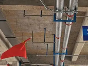 赤城管廊支架的安装方法