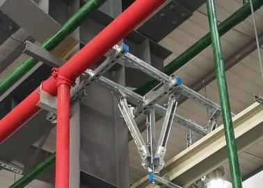 赤城该抗震支架的整体式支吊架结构协调性好